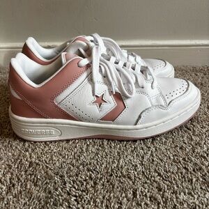 Converse Weapon star-detail sneakers White and Pink Women’s Size 10.5 Men’s 9